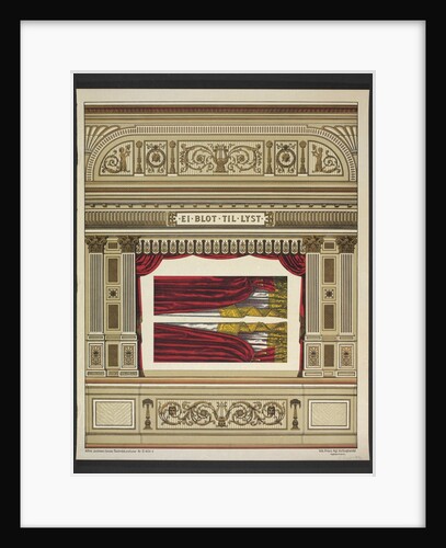 Poster advertising Alfred Jacobsen's Puppet Theatre. Denmark. by Alfred Jacobsen