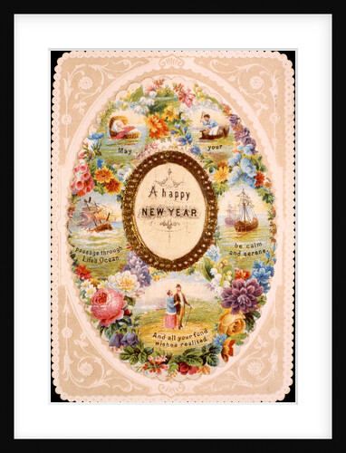 Victorian Christmas card by Anonymous