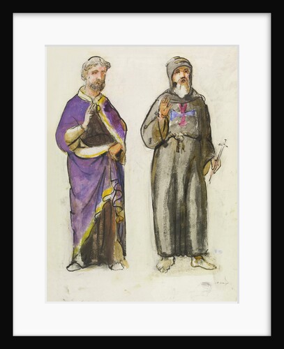 Truro Cathedral, a study of two men by William Burges