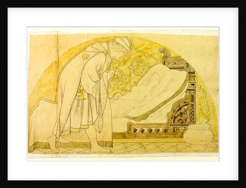 Design for a reading desk at Oxford made by Mr Walden by William Burges