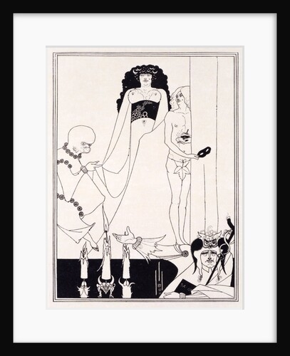 Salome, Enter Herodias by Aubrey Vincent Beardsley