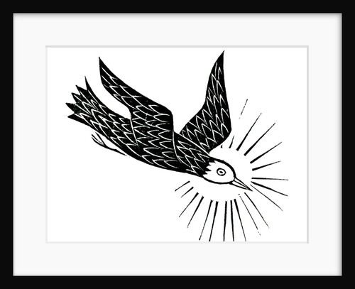 The Holy Ghost as Dove by Eric Gill