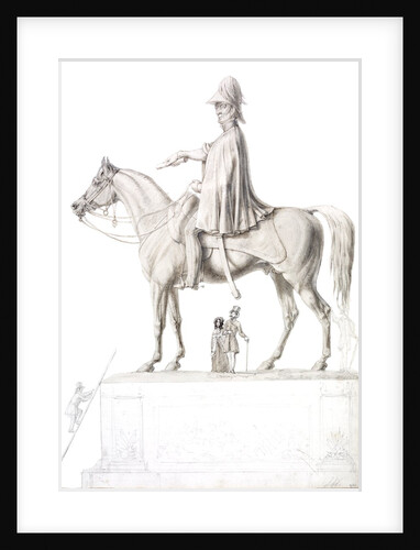 Design for the equestrian statue of the Duke of Wellington for Hyde Park Corner by James Wyatt