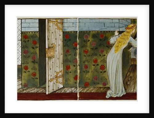 Sleeping Beauty tile panel by Edward Coley Burne-Jones