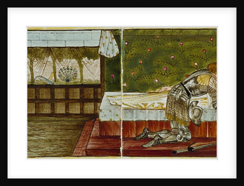Sleeping Beauty tile panel by Edward Coley Burne-Jones