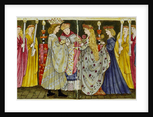 Sleeping Beauty tile panel by Edward Coley Burne-Jones