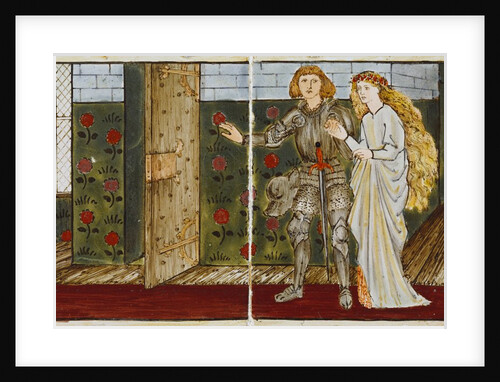 Sleeping Beauty tile panel by Edward Coley Burne-Jones