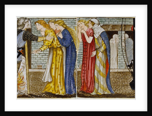 Sleeping Beauty tile panel by Edward Coley Burne-Jones