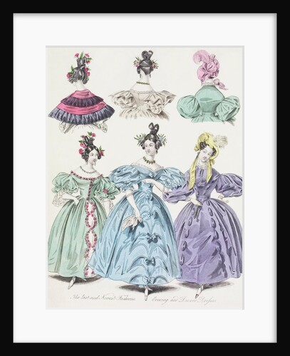 Fashion plate depicting women's costume by Anonymous