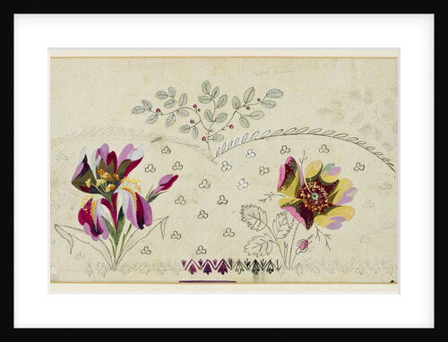 Design for embroidery on men's waistcoats by Jean Pillement