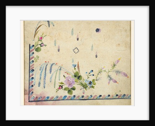 Design for embroidery on men's waistcoats by Jean Pillement