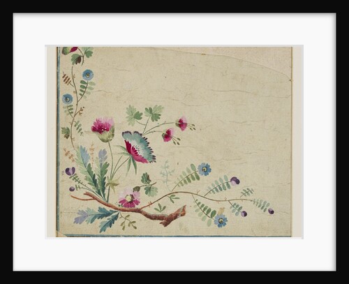 Design for embroidery on men's waistcoats by Jean Pillement