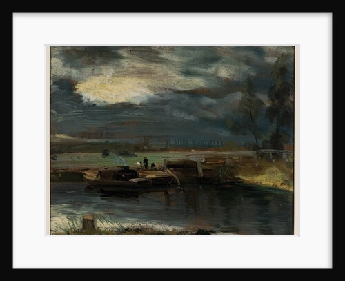 Barges on The Stour by John Constable