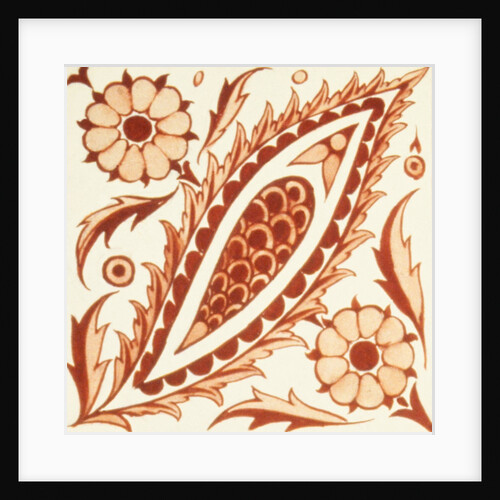 Design of tile by William de Morgan