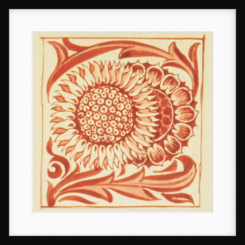 Design of tile by William de Morgan