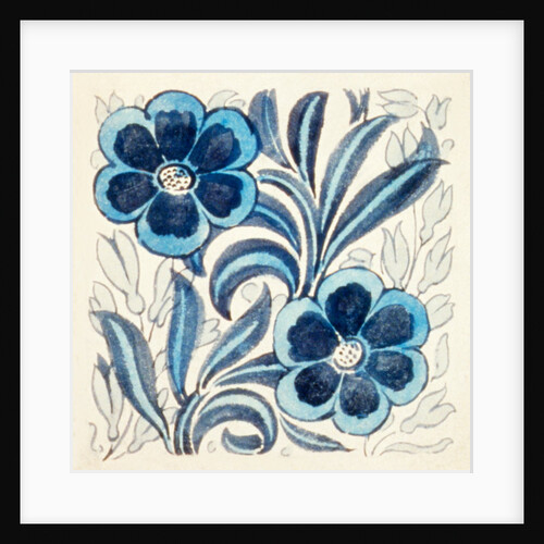 Design of tile by William de Morgan