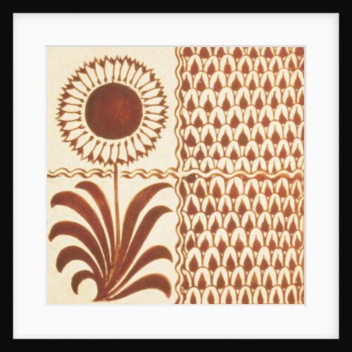 Design of tile by William de Morgan