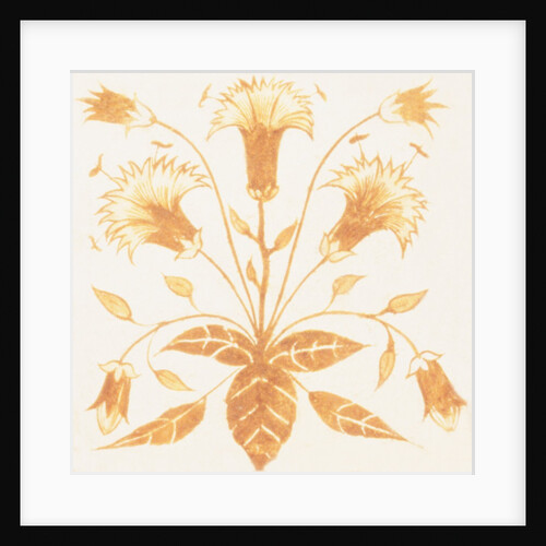 Design of tile by William de Morgan