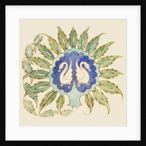 Design of tile by William de Morgan