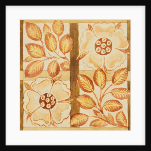Design of tile by William de Morgan