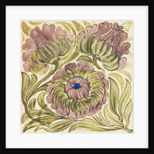 Design of tile by William de Morgan