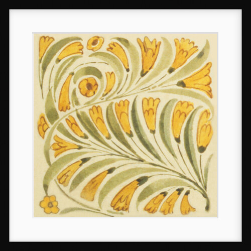 Design of tile by William de Morgan