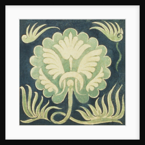 Design of tile by William de Morgan