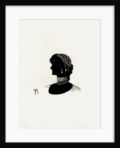 Silhouette of Gertie Miller by Anonymous