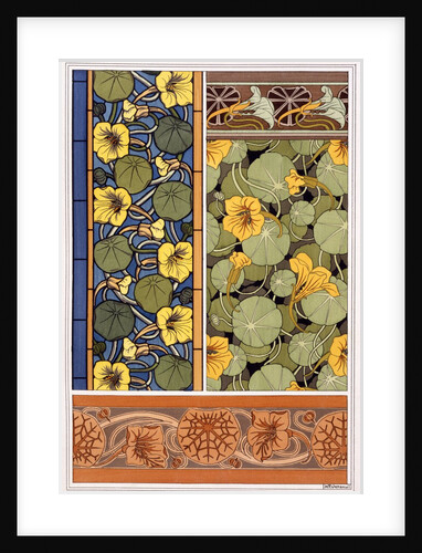 Nasturtiums by Eugène-Samuel Grasset