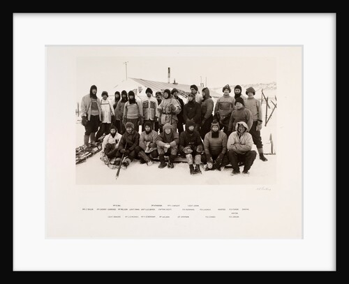 Scott's expedition team by Herbert George Ponting