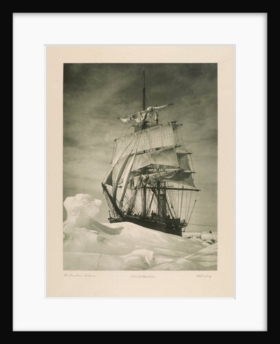 The Terra Nova icebound by Herbert George Ponting