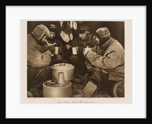 A Meal on the March by Herbert George Ponting