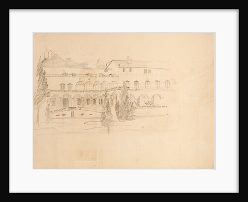 Façade of a villa by May Morris