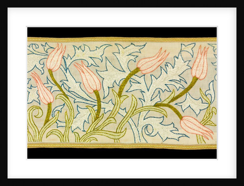 Tulip and acanthus runner by Elsie Couper