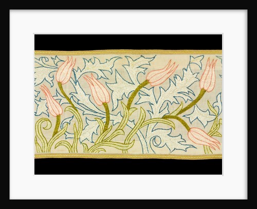 Tulip and acanthus runner by Elsie Couper