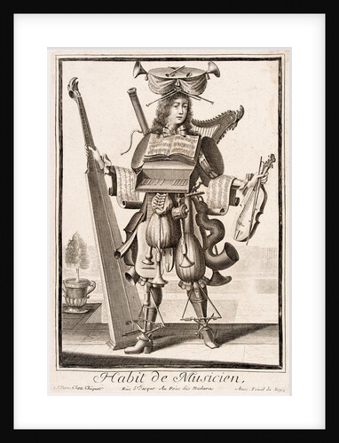 Habit de Musicien by Nicolas de Larmessin