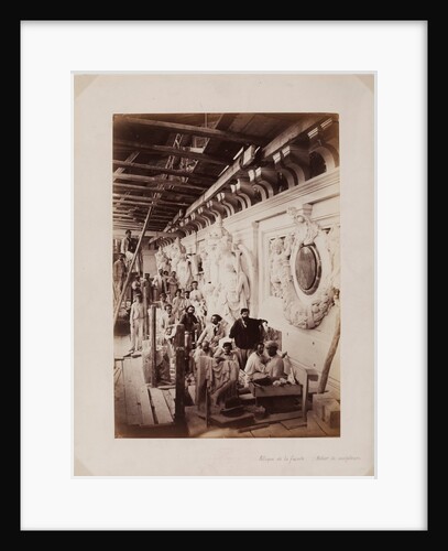 The sculpture studio of the Palais Garnier by Delmaet & Durandelle