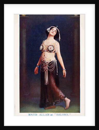 Maud Allan as Salome by David Allen & Sons Ltd.