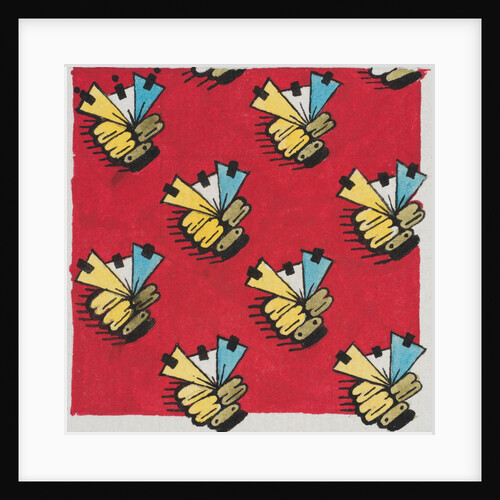 Design for wallpaper by Heussner & Co