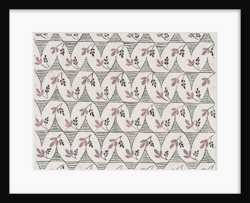 Design for wallpaper by Heussner & Co