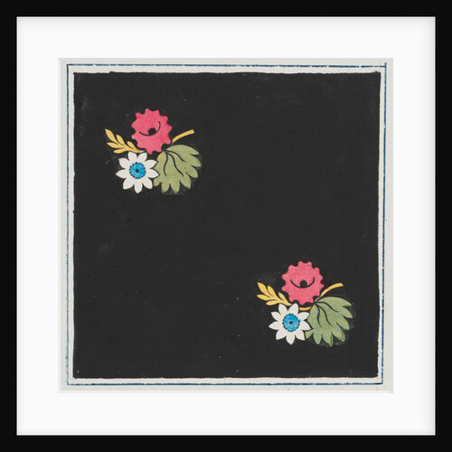 Design for wallpaper by Heussner & Co