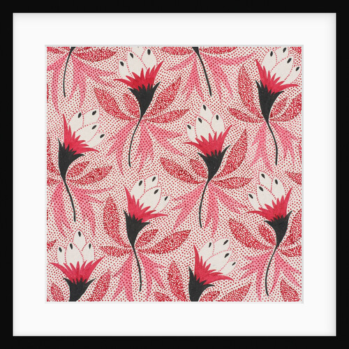 Design for wallpaper by Heussner & Co