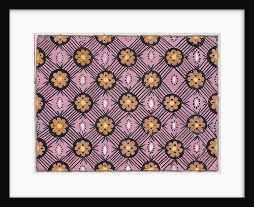 Design for wallpaper by Heussner & Co