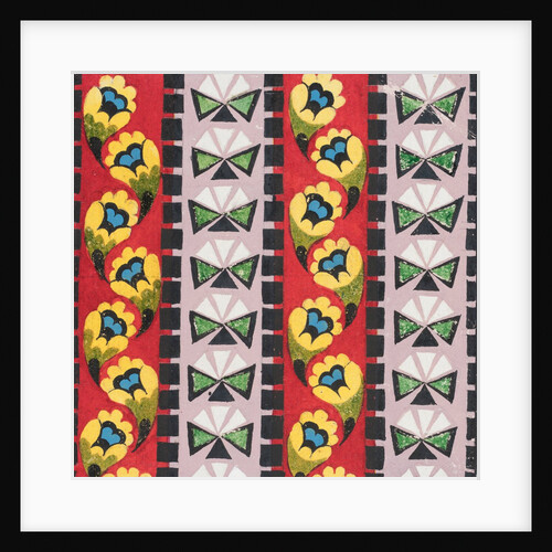 Design for wallpaper by Heussner & Co