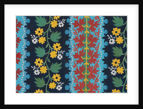 Design for wallpaper by Heussner & Co