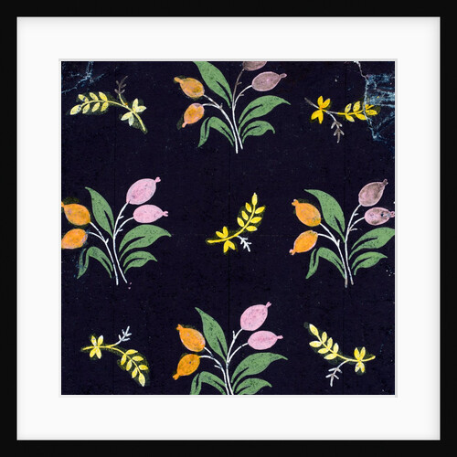 Design for a wallpaper pattern by Heussner & Co.