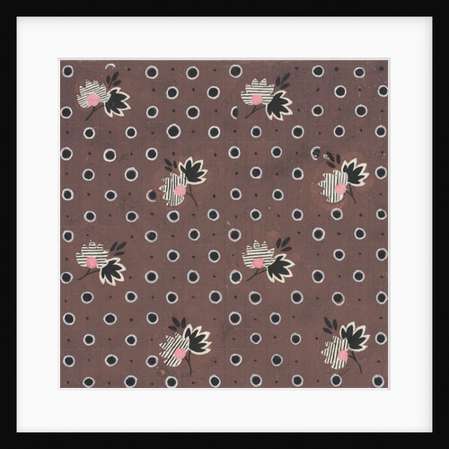 Design for wallpaper by Heussner & Co