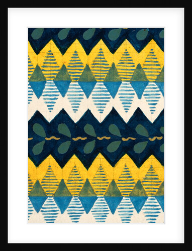 Design for a wallpaper pattern by Heussner & Co.