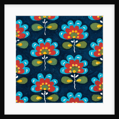 Design for a wallpaper pattern by Heussner & Co.