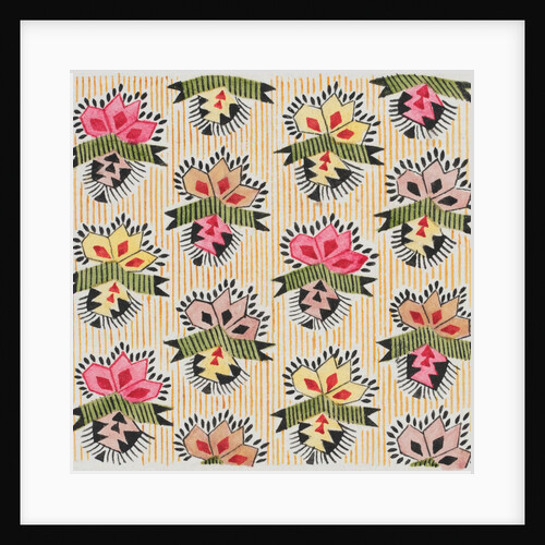 Design for wallpaper by Heussner & Co